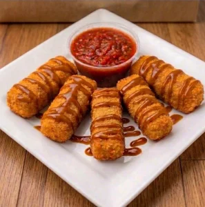 Crispy Fried Mozzarella at Chillado