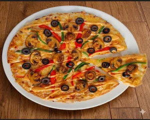 Mushroom Pizza at Chillado