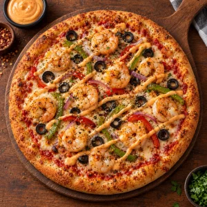 Shrimp Pizza at Chillado