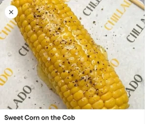 Sweet Corn on the Cob at Chillado